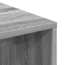 vidaXL Asztal polcokkal Szürke Sonoma 102 x 50 x 124 cm Faanyag