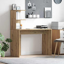 vidaXL Asztal Artisan tölgy Faanyag 102 x 50 x 124 cm