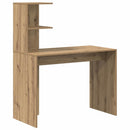 vidaXL Asztal Artisan tölgy Faanyag 102 x 50 x 124 cm