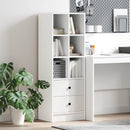 vidaXL Magasfiú fiókkal Fehér 45,5 x 34 x 127 cm
