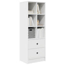 vidaXL Magasfiú fiókkal Fehér 45,5 x 34 x 127 cm