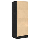 vidaXL Magasfiú fiókkal Fekete tölgy 45,5 x 34 x 127 cm