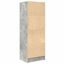 vidaXL Magasfiú fiókkal Beton Szürke 45,5 x 34 x 127 cm