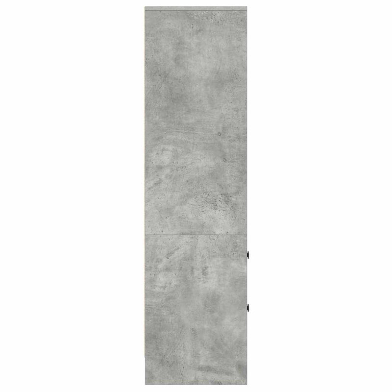 vidaXL Magasfiú fiókkal Beton szürke 45.5 x 34 x 127 cm Faanyag