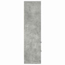vidaXL Magasfiú fiókkal Beton Szürke 45,5 x 34 x 127 cm