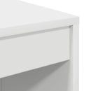 vidaXL Asztal Fehér 70 x 40 x 76 cm