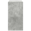 vidaXL Asztal Beton Szürke 70 x 40 x 76 cm