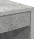 vidaXL Asztal Beton Szürke 80 x 40 x 76 cm