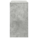 vidaXL Asztal Beton Szürke 80 x 40 x 76 cm