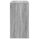 vidaXL Asztal Szürke Sonoma 80 x 40 x 76 cm