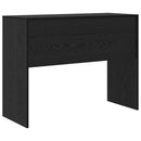 vidaXL Asztal Fekete tölgy 100 x 40 x 76 cm