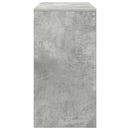 vidaXL Asztal Beton Szürke 100 x 40 x 76 cm