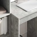 vidaXL Asztal Beton Szürke 60 x 50 x 76 cm