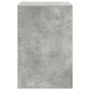 vidaXL Asztal Beton Szürke 60 x 50 x 76 cm