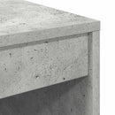 vidaXL Asztal Beton Szürke 70 x 50 x 76 cm