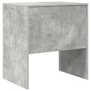 vidaXL Asztal Beton Szürke 70 x 50 x 76 cm