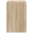 vidaXL Asztal Sonoma tölgy 80 x 50 x 76 cm