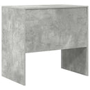 vidaXL Asztal Beton Szürke 80 x 50 x 76 cm