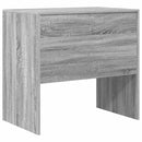 vidaXL Asztal Szürke Sonoma 80 x 50 x 76 cm