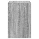 vidaXL Asztal Szürke Sonoma 80 x 50 x 76 cm