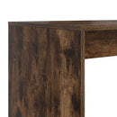 vidaXL Asztal polcokkal Füstölt tölgy 108 x 55 x 103.5 cm Faanyag