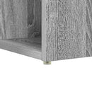 vidaXL Asztal polcokkal Szürke Sonoma 108 x 55 x 103.5 cm Faanyag