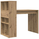vidaXL Asztal Artisan tölgy Faanyag 108 x 55 x 103.5 cm