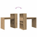 vidaXL Asztal Artisan tölgy Faanyag 108 x 55 x 103.5 cm