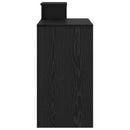 vidaXL Asztal fiókkal Fekete tölgy 106 x 41 x 88.5 cm Faanyag