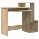 vidaXL Asztal fiókkal Sonoma tölgy 106 x 41 x 88.5 cm Faanyag
