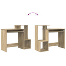 vidaXL Asztal fiókkal Sonoma tölgy 106 x 41 x 88.5 cm Faanyag