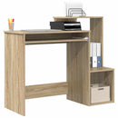 vidaXL Asztal fiókkal Sonoma tölgy 106 x 41 x 88.5 cm Faanyag