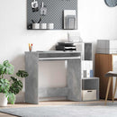 vidaXL Asztal fiókkal Beton Szürke 106 x 41 x 88.5 cm Faanyag