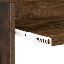 vidaXL Asztal fiókkal Füstölt tölgy 106 x 41 x 88.5 cm Faanyag