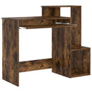 vidaXL Asztal fiókkal Füstölt tölgy 106 x 41 x 88.5 cm Faanyag