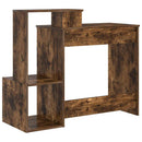 vidaXL Asztal fiókkal Füstölt tölgy 106 x 41 x 88.5 cm Faanyag