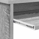vidaXL Asztal fiókkal Szürke Sonoma 106 x 41 x 88.5 cm Faanyag
