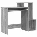 vidaXL Asztal fiókkal Szürke Sonoma 106 x 41 x 88.5 cm Faanyag