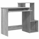 vidaXL Asztal fiókkal Szürke Sonoma 106 x 41 x 88.5 cm Faanyag
