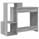 vidaXL Asztal fiókkal Szürke Sonoma 106 x 41 x 88.5 cm Faanyag