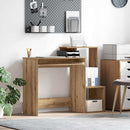 vidaXL Asztal fiókkal Artisan tölgy 106 x 41 x 88.5 cm Faanyag