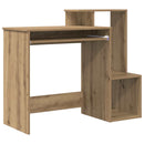vidaXL Asztal fiókkal Artisan tölgy 106 x 41 x 88.5 cm Faanyag