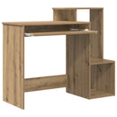vidaXL Asztal fiókkal Artisan tölgy 106 x 41 x 88.5 cm Faanyag