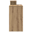 vidaXL Asztal fiókkal Artisan tölgy 106 x 41 x 88.5 cm Faanyag