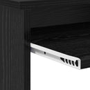 vidaXL Asztal fiókkal Fekete tölgy 120,5 x 44 x 88,5 cm Faanyag