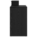 vidaXL Asztal fiókkal Fekete tölgy 120,5 x 44 x 88,5 cm Faanyag