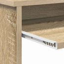 vidaXL Asztal fiókkal Sonoma tölgy 120,5 x 44 x 88,5 cm Faanyag