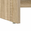 vidaXL Asztal fiókkal Sonoma tölgy 120,5 x 44 x 88,5 cm Faanyag