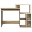 vidaXL Asztal fiókkal Sonoma tölgy 120,5 x 44 x 88,5 cm Faanyag