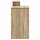 vidaXL Asztal fiókkal Sonoma tölgy 120,5 x 44 x 88,5 cm Faanyag
